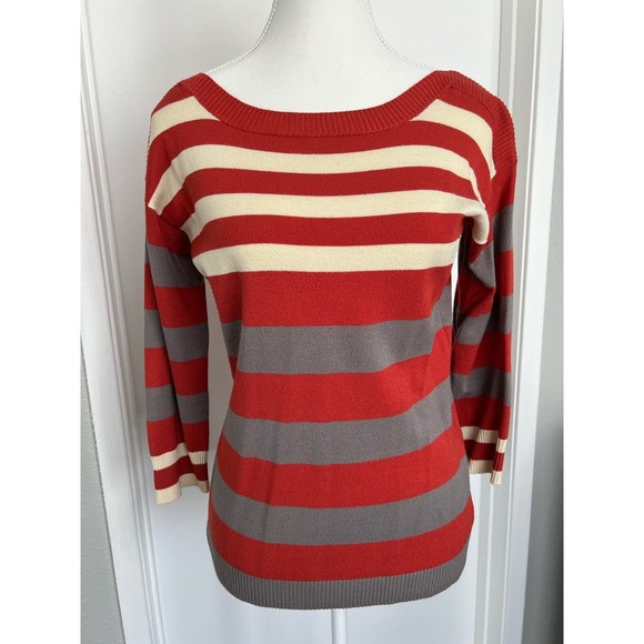 Women's Gyn Knit Striped Sweater - Picture 1 of 4